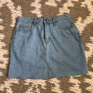 Denim skirt